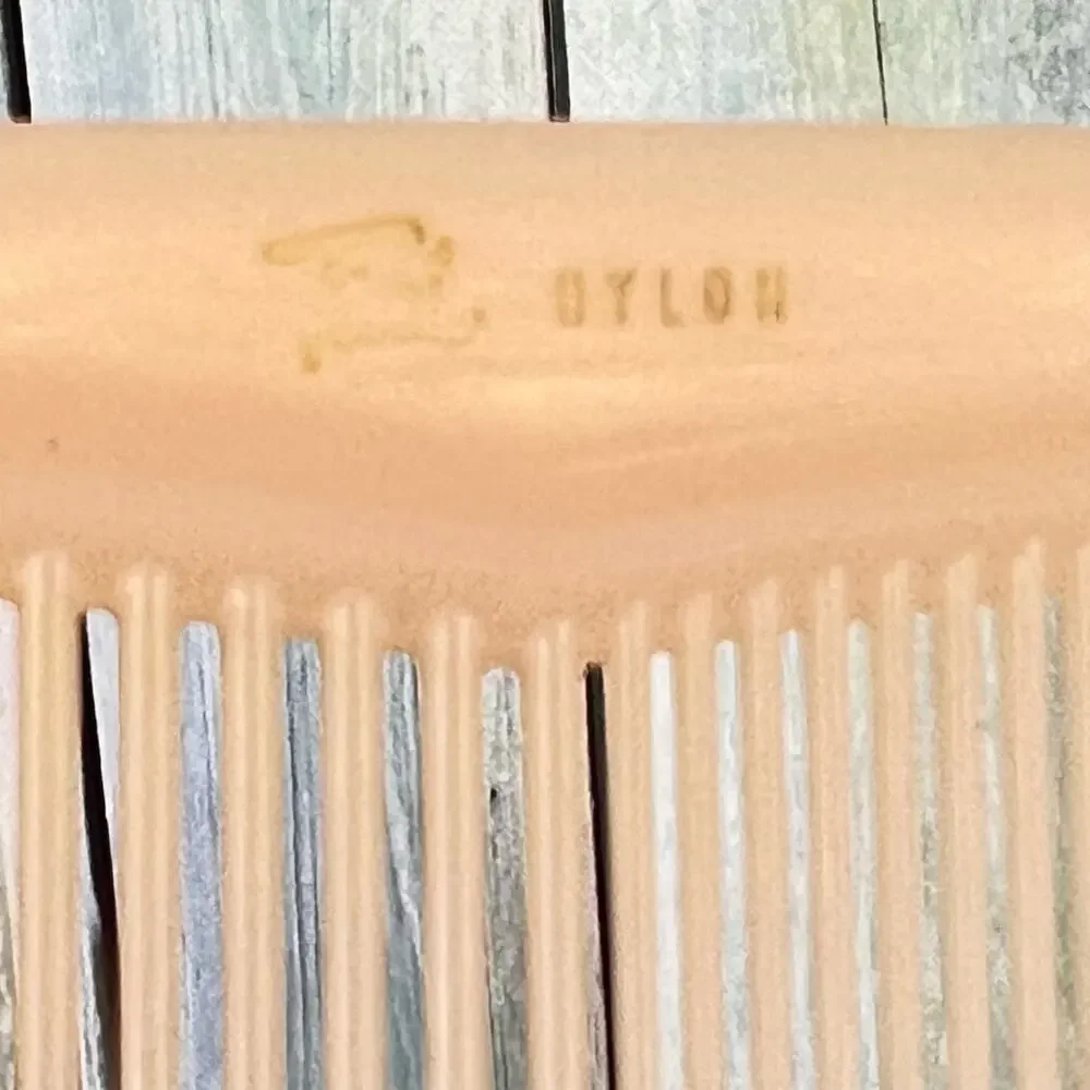 Rexall Nylon Vintage Hair Combs Set of 9 1950s Unbreakable Barber Salon Pink